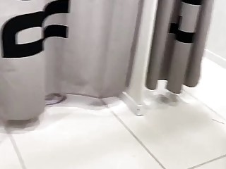 Real Spontaneous Public Fuck in Crowded Changing Room in MALL